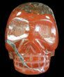 Polished, Red Jasper Skull #62623-1